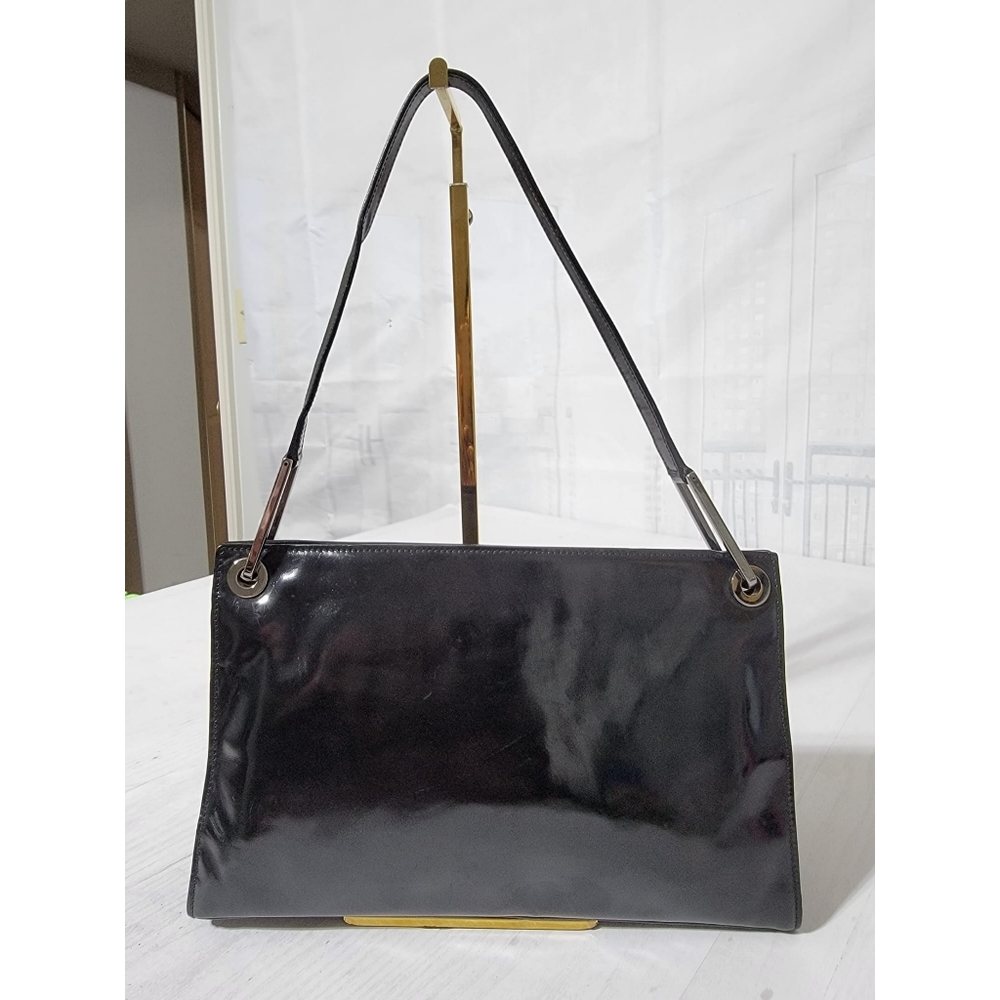 GUCCI Vintage G Square Tom Ford Era Shoulder Bag Black - Picture 6 of 15
